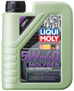 Liqui Moly  Molygen New Generation  5W-40 SN/CF HC-синтетика (1л)  
