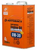 AUTOBACS ENGINE OIL FS 0W-30 SN/GF-5+PAO Моторное масло 4л A01508398
